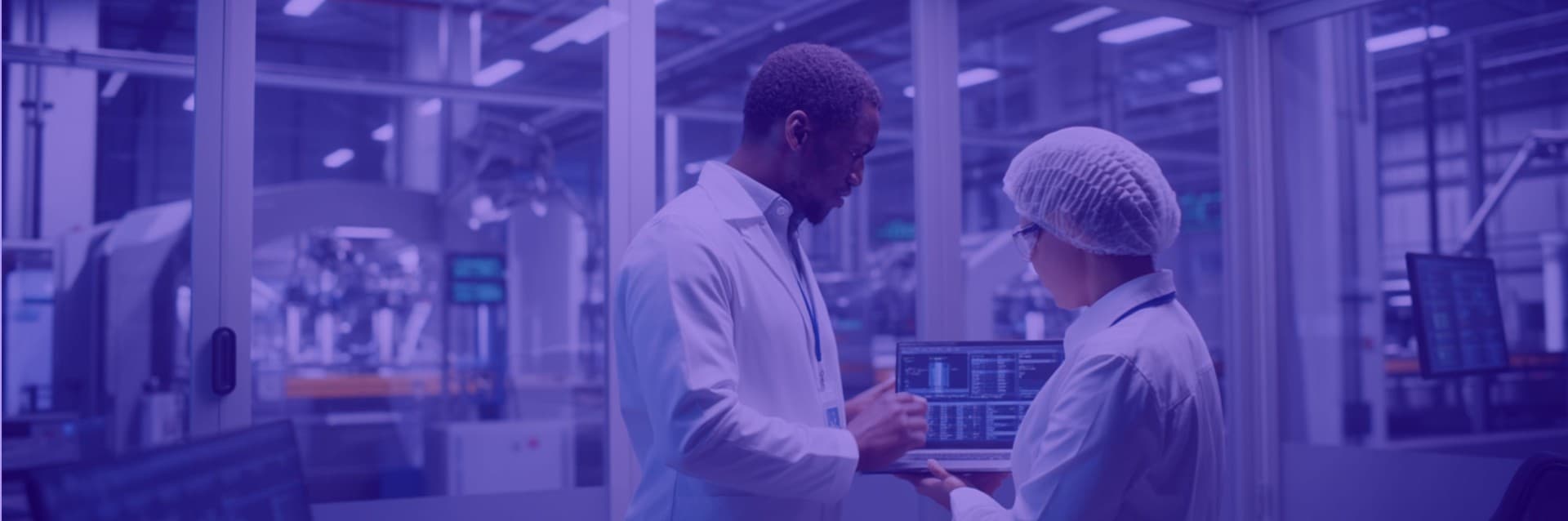 Profissional em uma operação industrial regulada